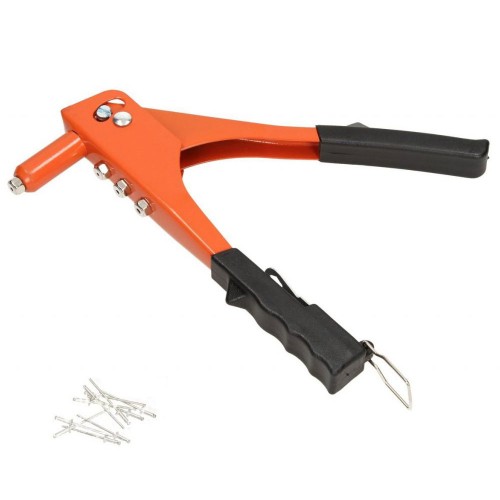 Rivettatrice Manuale Con Rivetti E Teste Intercambiabili Vari Diametri Yh-805